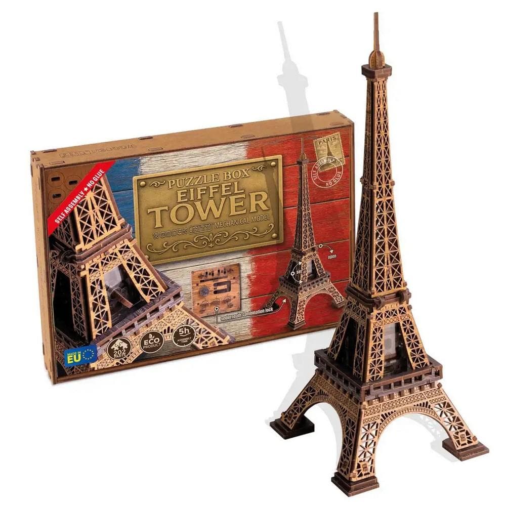 Boîte Énigmatique 3D en bois : Tour Eiffel