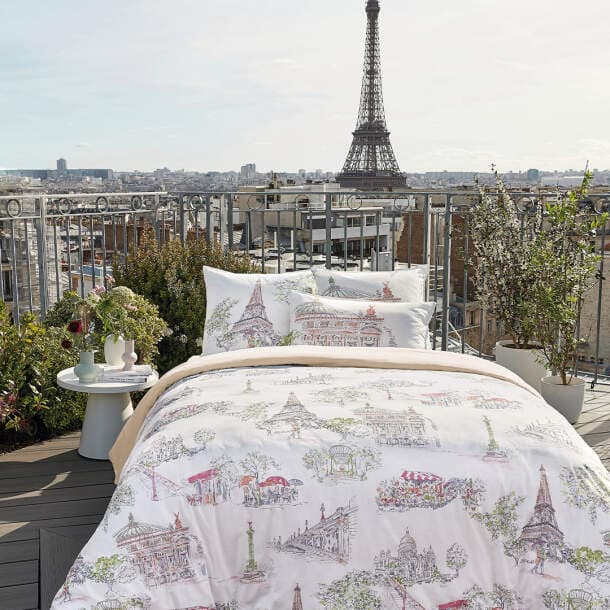 Housse de couette Balade dans Paris